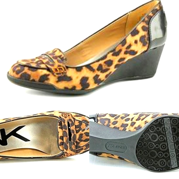 Armani Exchange Shoes - Armani Exchange Sport Cheetah Wedge Heel size 9